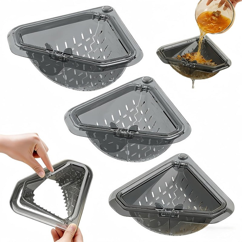 🧺🔄Magnetic Sink Drain Basket🖐️ No-Touch Sink Strainer – Press, tip & keep your hands clean. 🧲 Magnetic, 📐 space-saving & 🧺 mess-free.