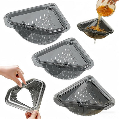 🧺🔄Magnetic Sink Drain Basket🖐️ No-Touch Sink Strainer – Press, tip & keep your hands clean. 🧲 Magnetic, 📐 space-saving & 🧺 mess-free.