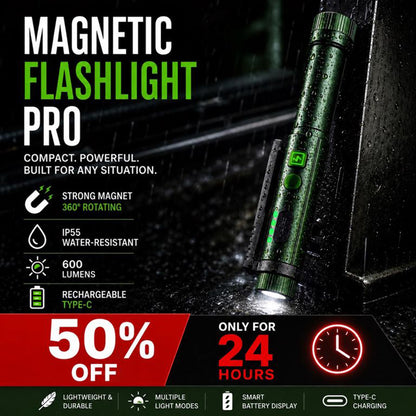 🧲Multifunctional Pen-Shaped Strong Magnetic Work Light💡