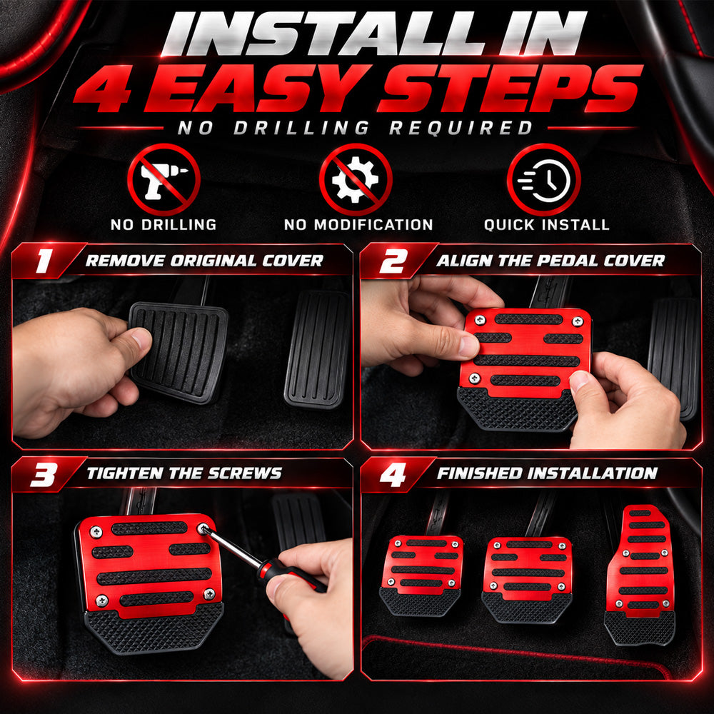 🚗 50% OFF! 🔥 Car Anti-Skid Pedal - Secure Grip & Easy Install, Prevents Foot Slipping for Safe Driving ⚡📦