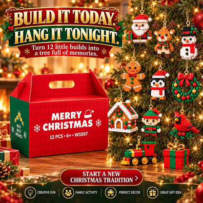 upsell-⏳ Last day to save 49% – 🎄 12-Day Mini Christmas Ornament Advent Calendar | 12 unique festive buildable designs with hanging loops—perfect for decorating Christmas trees, wreaths, and holiday displays 🧱 (Copy)