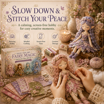 🥳2026 HOT SALE🥳💞50K+ SOLD!🧵✨ 50% OFF! Fairy Patchwork DIY Collection – Stitch 4 unique fairies, create keepsakes to treasure. Perfect for craft lovers & magical gifts! 🧚‍♀️💫