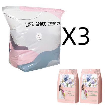 💐 BUY 2, GET 1 FREE!🧳No‑Pump Vacuum Storage Bags – Press & seal, no pump needed. Saves 80% space, keeps clothes dry & dust‑free. Perfect for bulky bedding & off‑season gear. 🛏️🗄️