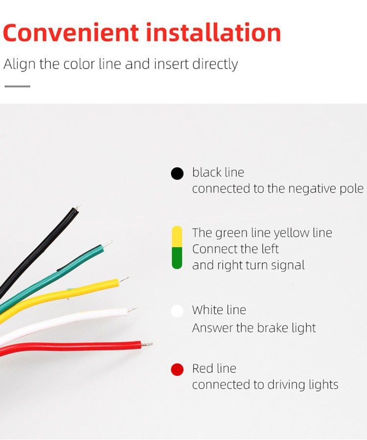 🔅🎡60-Inch LED Tailgate Light Bar Strip