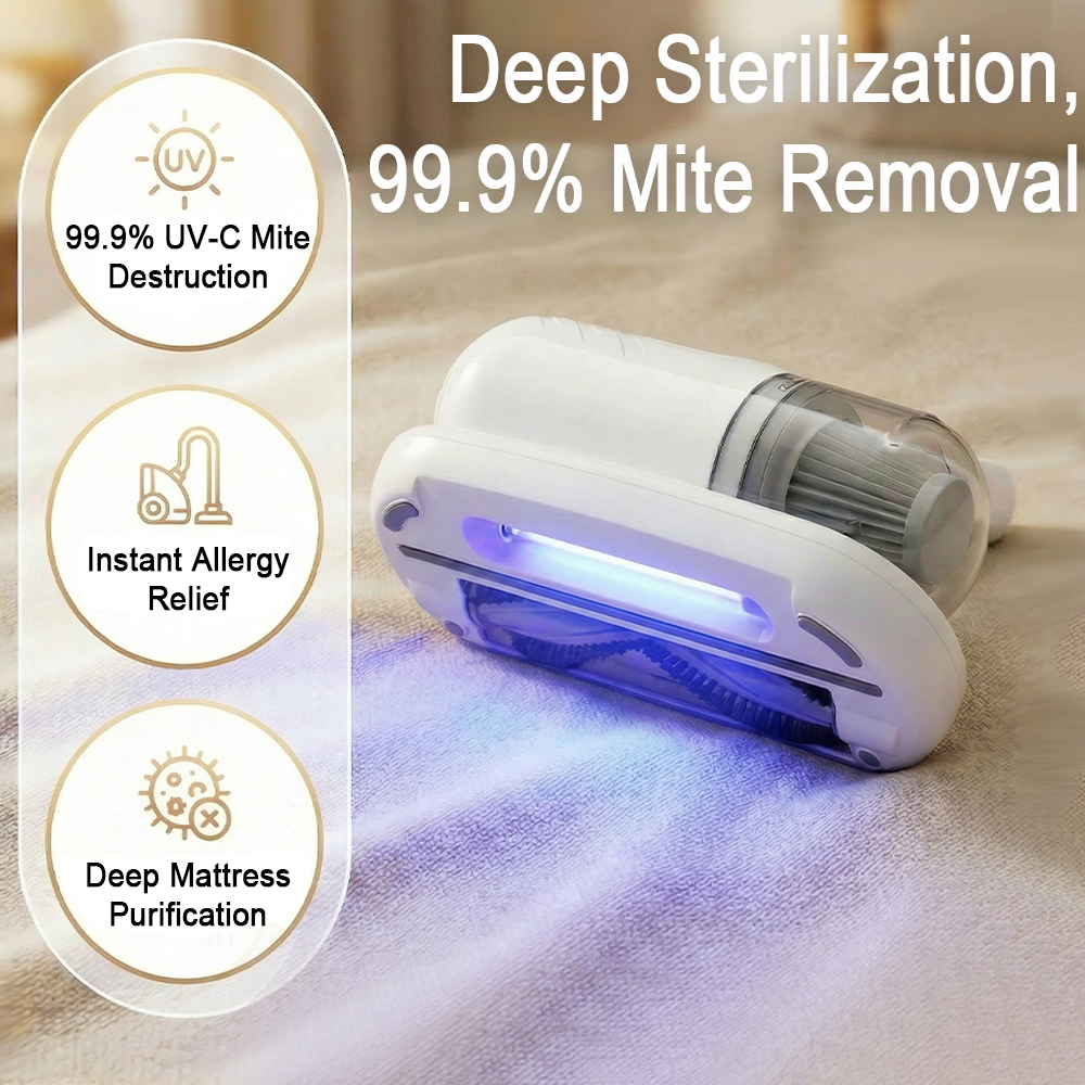60%off🎉Flash Sale(🚀50%OFF)⚡50K+ SOLD!💝Bed vacuum cleaner with UV-C light – beating, vacuuming, and UV sterilization all in one!💥 (Copy)