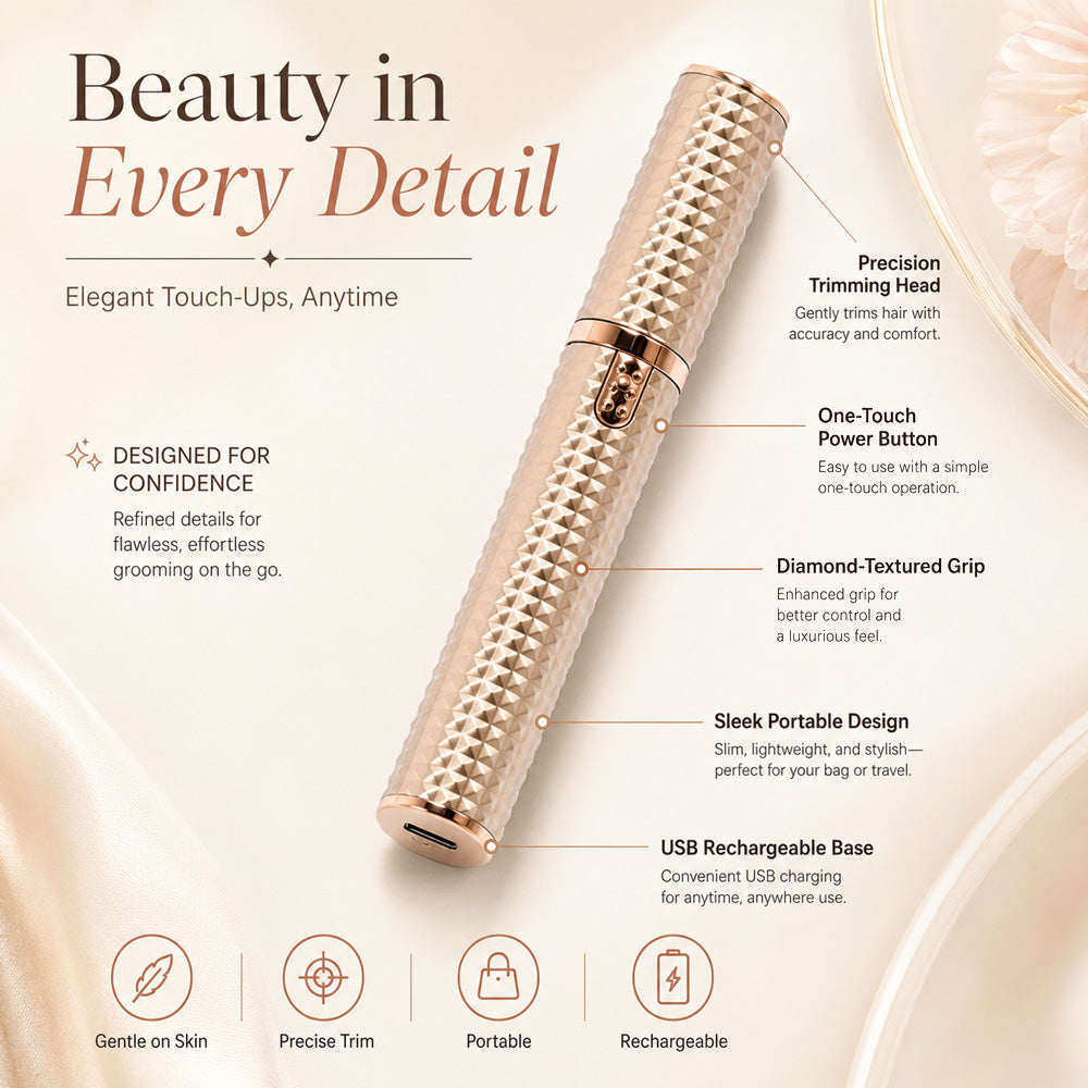 🔥3-in-1 Electric Beauty Tool — Your Salon-Like Look At Home Shape Perfect Brows, Remove Unwanted Facial Hair & Stay Smooth In Seconds With One Easy-To-Use Grooming Device