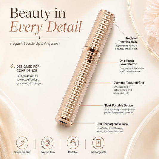 🔥3-in-1 Electric Beauty Tool — Your Salon-Like Look At Home Shape Perfect Brows, Remove Unwanted Facial Hair & Stay Smooth In Seconds With One Easy-To-Use Grooming Device