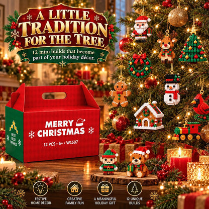 upsell-⏳ Last day to save 49% – 🎄 12-Day Mini Christmas Ornament Advent Calendar | 12 unique festive buildable designs with hanging loops—perfect for decorating Christmas trees, wreaths, and holiday displays 🧱 (Copy)