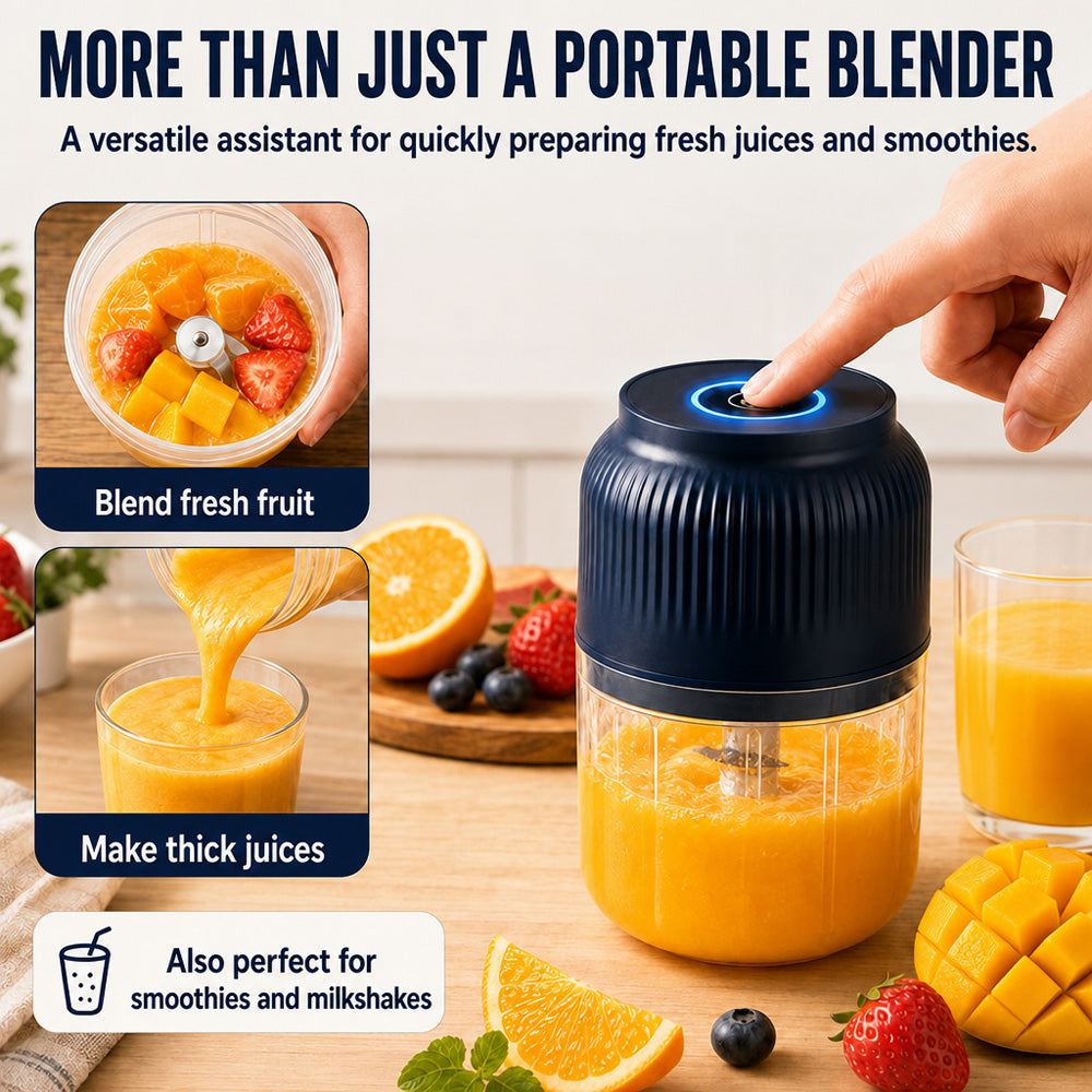 🥳 Mini Electric Garlic Chopper Press with Container & 💕Food processor💕