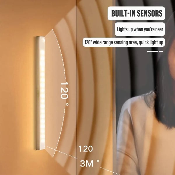 🎁Last Day Buy 2 Get 1 Free💡 Punch-free Smart Sensor Magnetic Rechargeable LED Lights -Remifa®