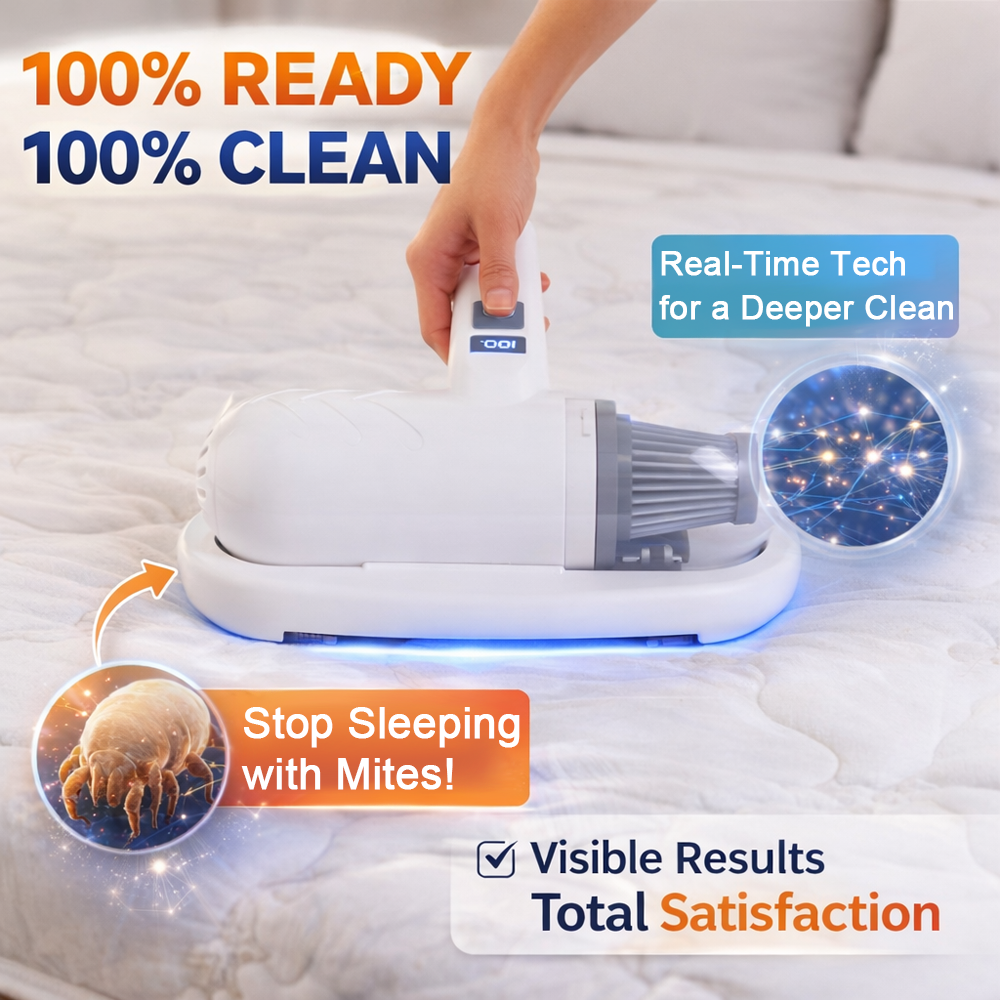 60%off🎉Flash Sale(🚀50%OFF)⚡50K+ SOLD!💝Bed vacuum cleaner with UV-C light – beating, vacuuming, and UV sterilization all in one!💥 (Copy)