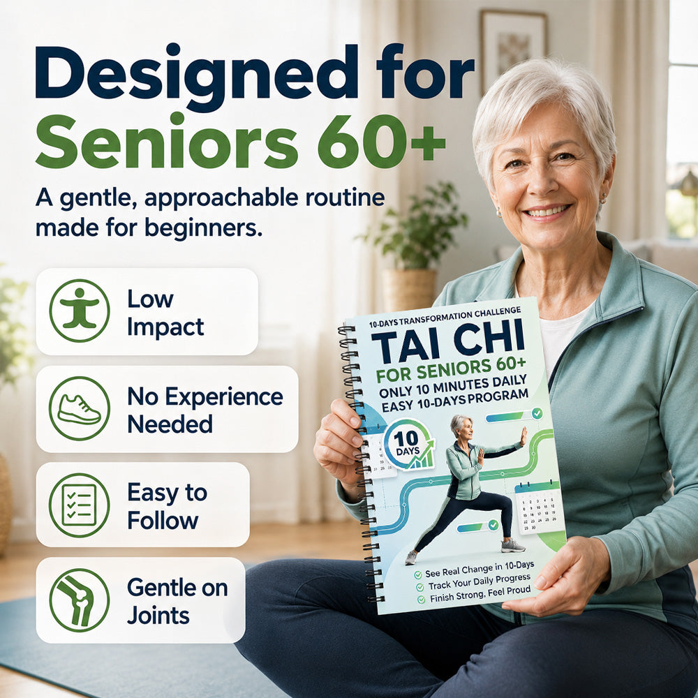 ☯️10 Days of Tai Chi – 10 Minutes a Day, One Simple Practice at a Time. NOT JUST A BOOK. A SIMPLE ROUTINE YOU CAN STICK TO.