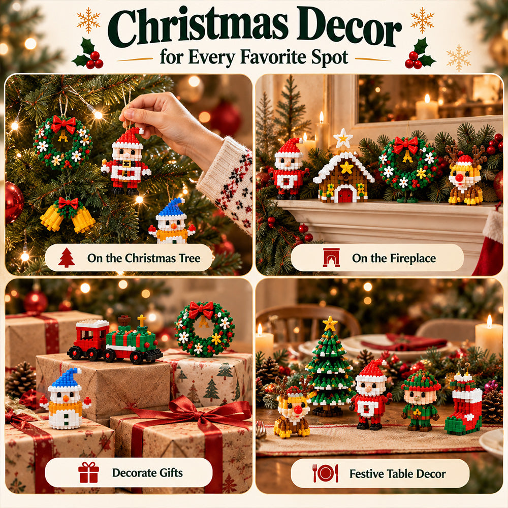 upsell-⏳ Last day to save 49% – 🎄 12-Day Mini Christmas Ornament Advent Calendar | 12 unique festive buildable designs with hanging loops—perfect for decorating Christmas trees, wreaths, and holiday displays 🧱 (Copy)