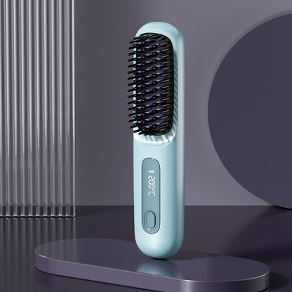 🎁Flash Sale(🚀50%OFF)🎁Cordless Ceramic Heated Hair Straightening Comb