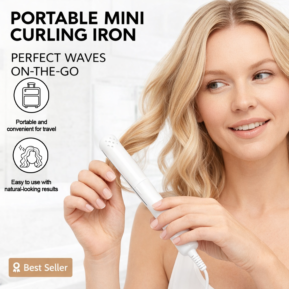 🎁 2-in-1 Mini Curling Iron -Remifa®