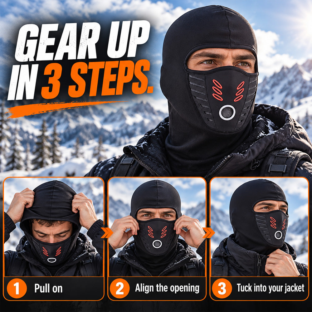 🔥Full-Face Windproof, Winter Warmth❄️ Unisex Full Face Mask – Full Coverage, Windproof & Warm ✨
