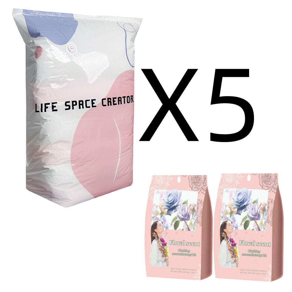 💐 BUY 2, GET 1 FREE!🧳No‑Pump Vacuum Storage Bags – Press & seal, no pump needed. Saves 80% space, keeps clothes dry & dust‑free. Perfect for bulky bedding & off‑season gear. 🛏️🗄️