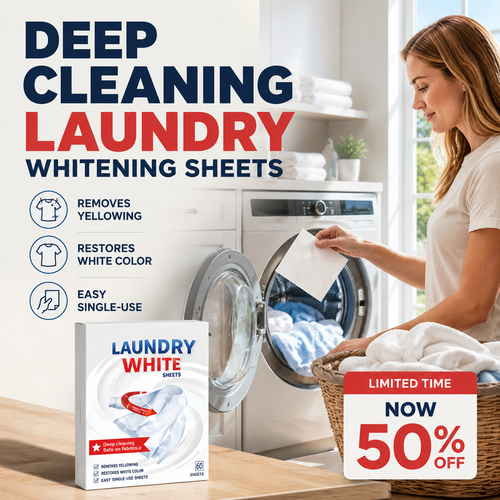 🤍Deep Cleaning Laundry Whitening Sheets🌿