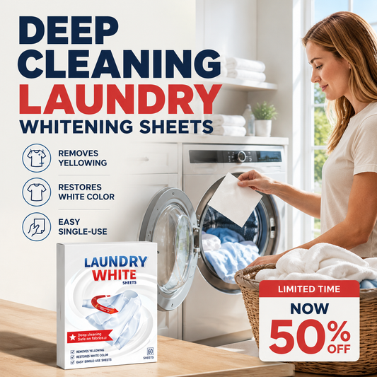 🤍Deep Cleaning Laundry Whitening Sheets🌿