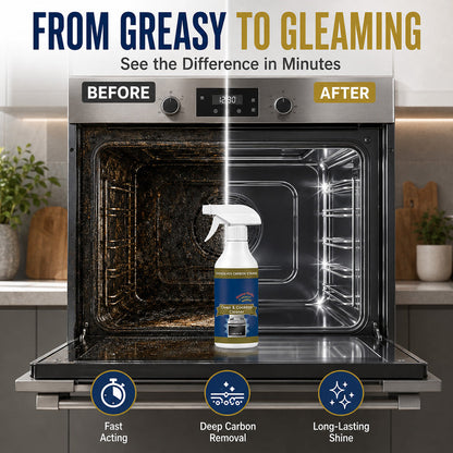 💥 LAST DAY SALE｜50% OFF 🌻Heavy Duty Oven & Cooktop Cleaner Spray