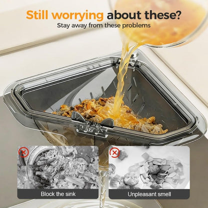 🧺🔄Magnetic Sink Drain Basket🖐️ No-Touch Sink Strainer – Press, tip & keep your hands clean. 🧲 Magnetic, 📐 space-saving & 🧺 mess-free.