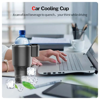🔥❄️Car Cup Holder Smart 2-In-1 Warmer And Cooler Electric