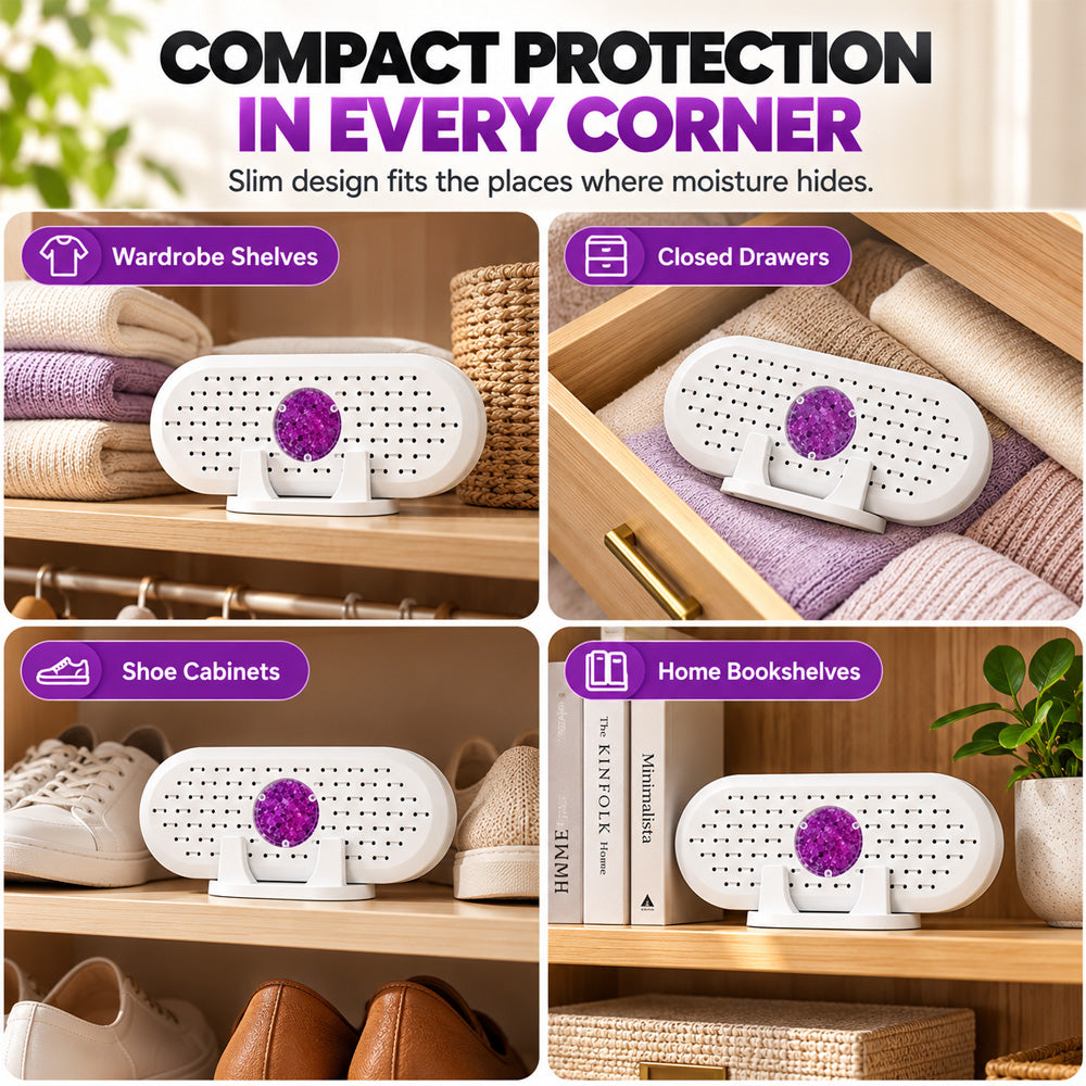 ⏳🔥LIMITED-TIME 50% OFF! ⏰Mini Reusable Household Dehumidifier.
