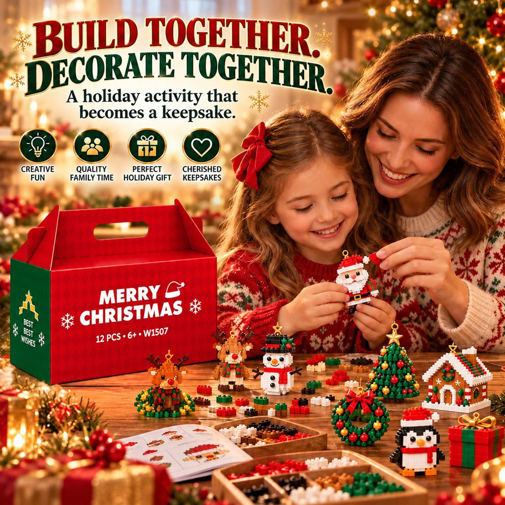 upsell-⏳ Last day to save 49% – 🎄 12-Day Mini Christmas Ornament Advent Calendar | 12 unique festive buildable designs with hanging loops—perfect for decorating Christmas trees, wreaths, and holiday displays 🧱 (Copy)