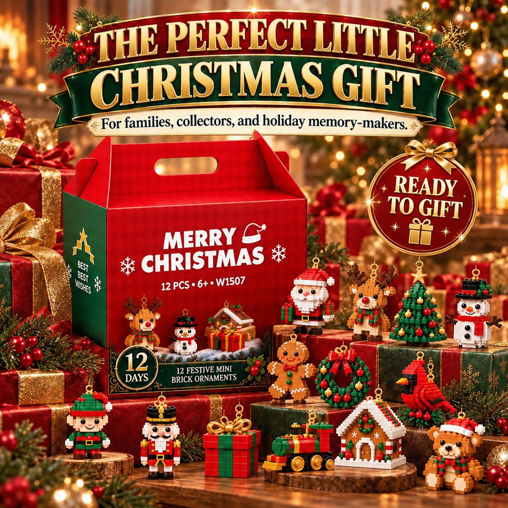 upsell-⏳ Last day to save 49% – 🎄 12-Day Mini Christmas Ornament Advent Calendar | 12 unique festive buildable designs with hanging loops—perfect for decorating Christmas trees, wreaths, and holiday displays 🧱 (Copy)