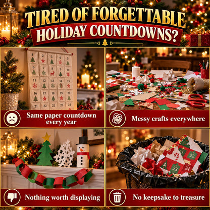 ⏳ Last day to save 49% – 🎄 24-Day Mini Christmas Ornament Advent Calendar | 24 unique festive buildable designs with hanging loops—perfect for decorating Christmas trees, wreaths, and holiday displays 🧱