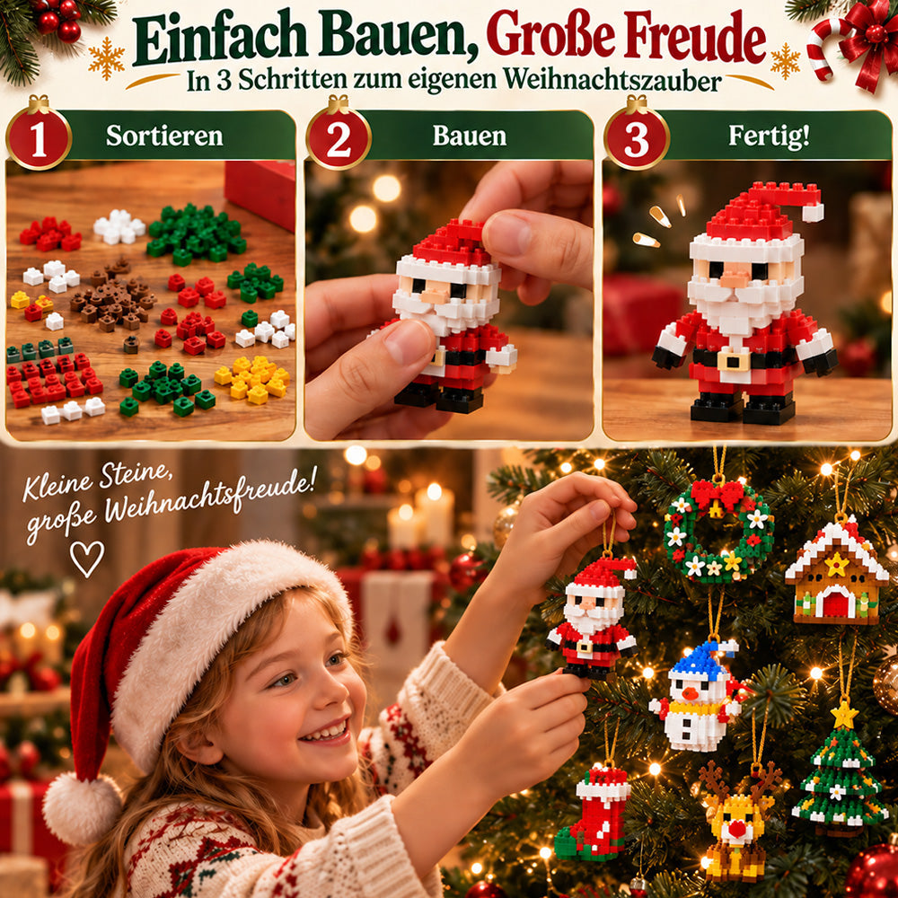 upsell-⏳ Last day to save 49% – 🎄 12-Day Mini Christmas Ornament Advent Calendar | 12 unique festive buildable designs with hanging loops—perfect for decorating Christmas trees, wreaths, and holiday displays 🧱 (Copy)