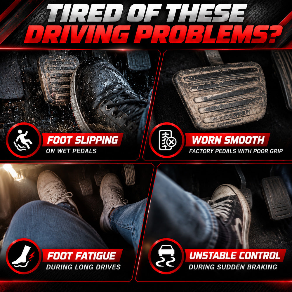 🚗 50% OFF! 🔥 Car Anti-Skid Pedal - Secure Grip & Easy Install, Prevents Foot Slipping for Safe Driving ⚡📦