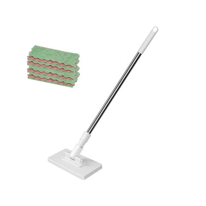 ⏳LAST DAY SALE ONLY🔥Extendable Telescopic Disposable Flat Clip Mop, 360° Swivel Lightweight Floor Mop