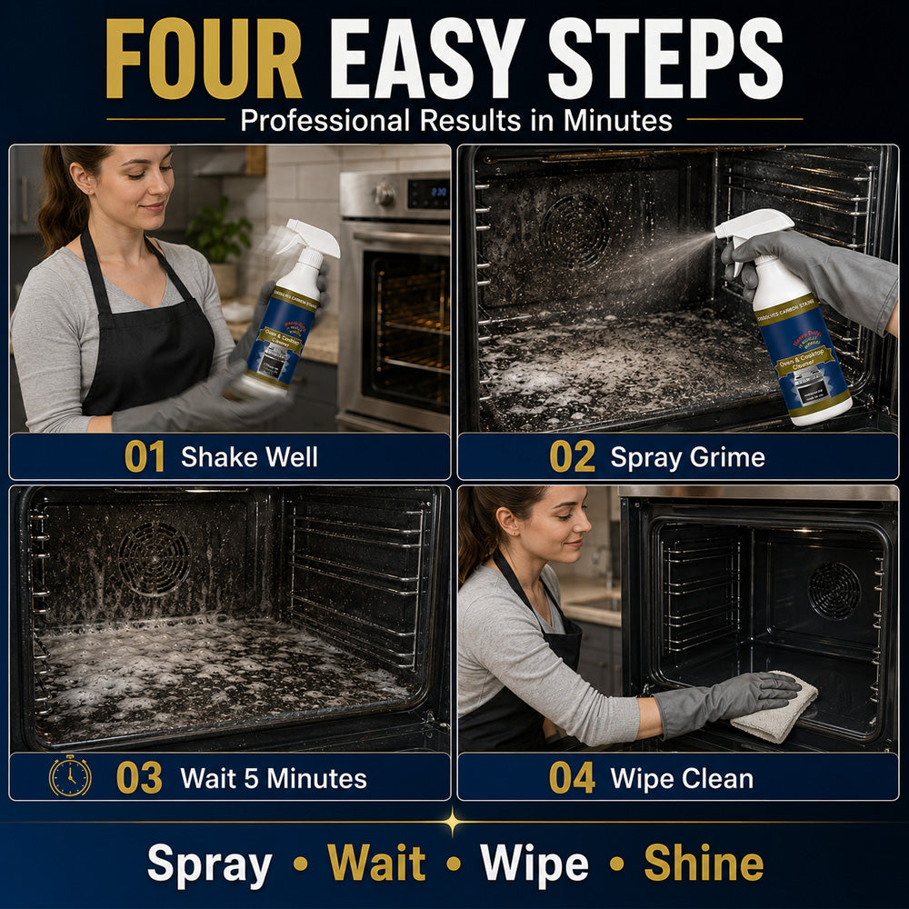 💥 LAST DAY SALE｜50% OFF 🌻Heavy Duty Oven & Cooktop Cleaner Spray