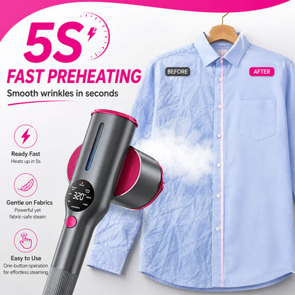 💨💞2026 HOT SALE 50% OFF! 🧺Garment Steamer for Clothes Portable Travel Clothing Steamer Iron📍GB
