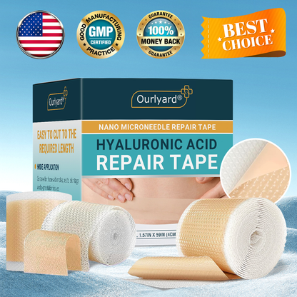 ❤︎Official Store |Ourlyard® Hyaluronic Acid Nano Microneedle Repair Tape🗽🎉(Treatment of old and new scars, reduction of surgical scars, stretch marks, keloids, acne, burns, warts, dermatomes and varicose veins) (upsell)