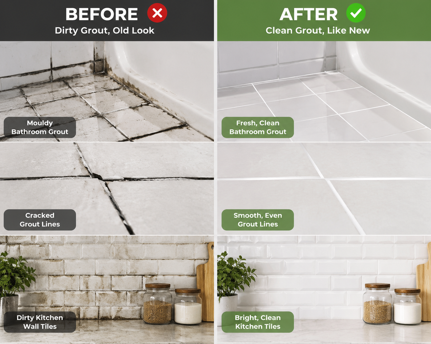 🏠 LIMITED-TIME 50% OFF! ✨ Waterproof Tile Grout Filler – Mildew-Proof, Easy DIY, Multi-Surface 🛠️