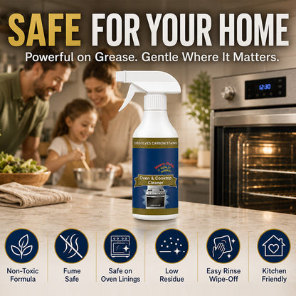 💥 LAST DAY SALE｜50% OFF 🌻Heavy Duty Oven & Cooktop Cleaner Spray
