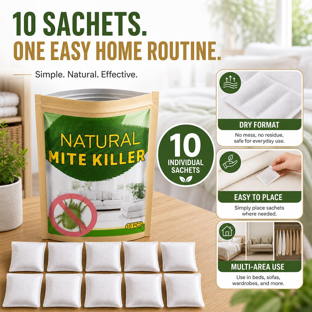 🔥 HOT SALE 🔥 Plant-Based Bed Bug & Dust Mite Repellent Sachets