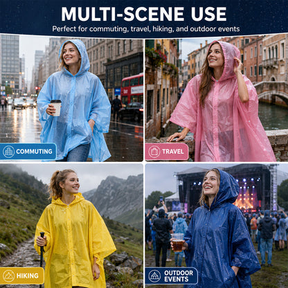 🌧️50% OFF NOW! Pocket‑Size Disposable Raincoat for Unexpected Showers, Compact Ball‑Packaged Waterproof Emergency Poncho, One‑Size‑Fits‑All Lightweight Rain Protection for Travel, Hiking & Outdoor Events