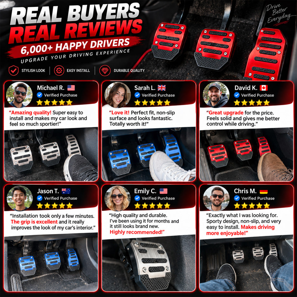 🚗 50% OFF! 🔥 Car Anti-Skid Pedal - Secure Grip & Easy Install, Prevents Foot Slipping for Safe Driving ⚡📦