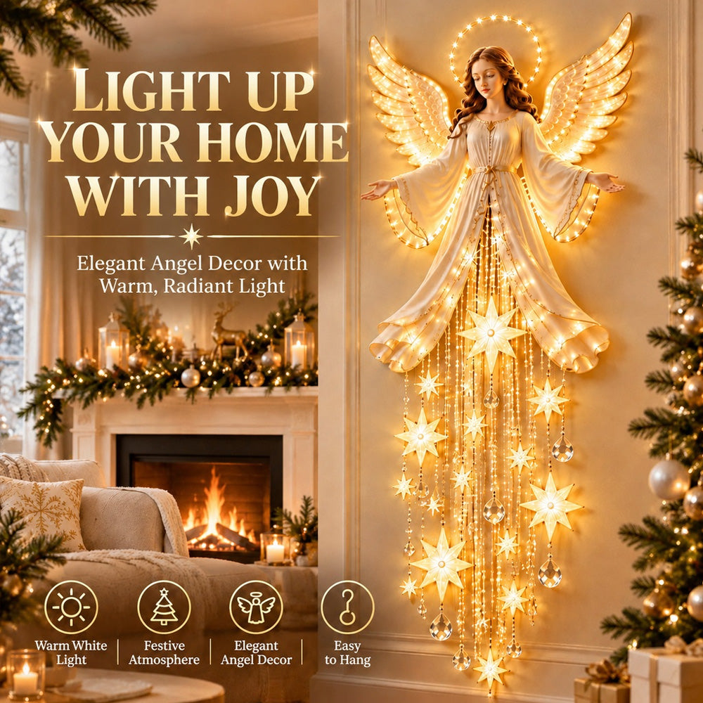 🔥 Last Day 49% OFF – Angel’s Blessing Falling Star Wall Lamp🌙