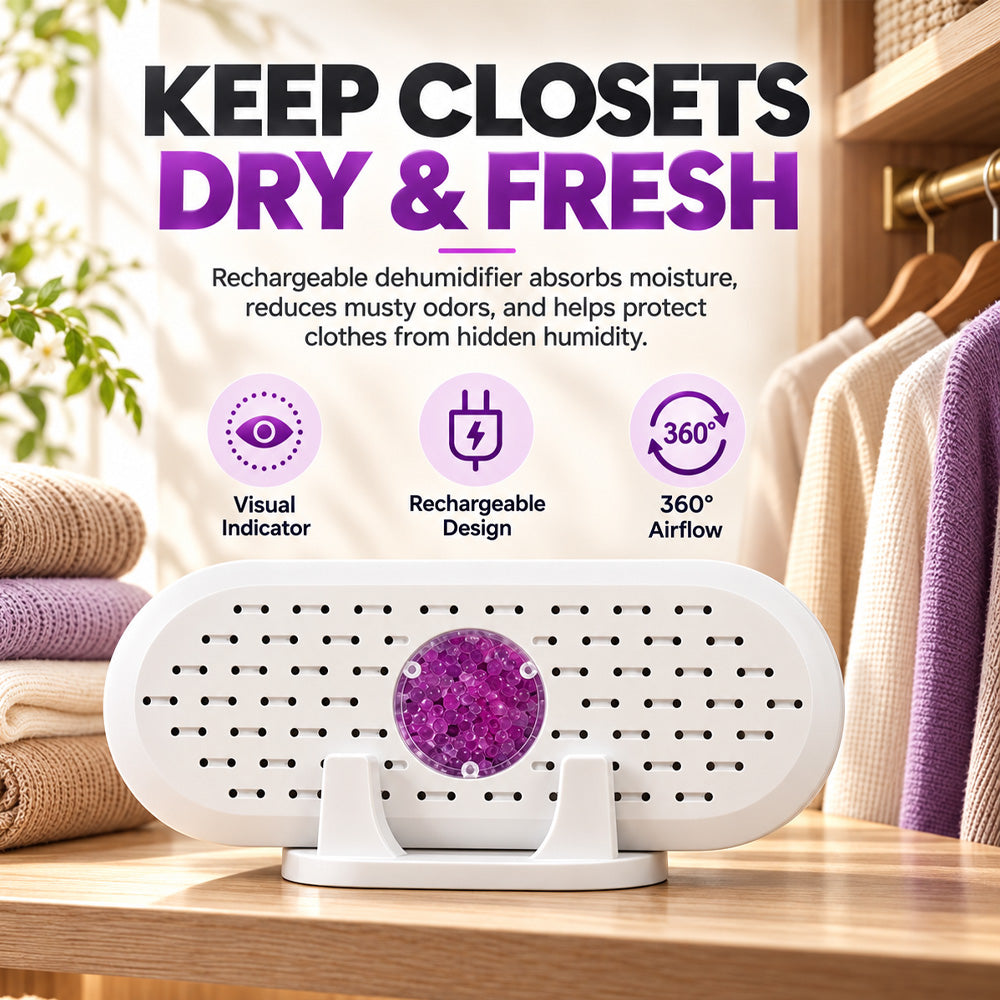 ⏳🔥LIMITED-TIME 50% OFF! ⏰Mini Reusable Household Dehumidifier.