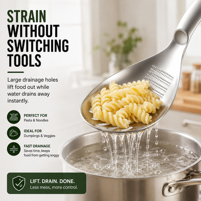 🥄BUY 1 – GET 1 FREE: 304 Stainless Steel Multifunctional Kitchen Spoon 🍔