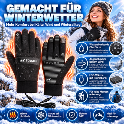 🎁Winter Outdoor Warm Electric Heated Gloves