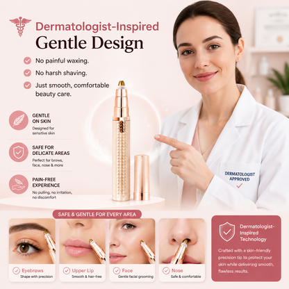 🔥3-in-1 Electric Beauty Tool — Your Salon-Like Look At Home Shape Perfect Brows, Remove Unwanted Facial Hair & Stay Smooth In Seconds With One Easy-To-Use Grooming Device