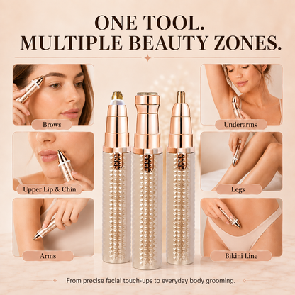 🔥3-in-1 Electric Beauty Tool — Your Salon-Like Look At Home Shape Perfect Brows, Remove Unwanted Facial Hair & Stay Smooth In Seconds With One Easy-To-Use Grooming Device