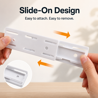 🔥 50% OFF Self-Adhesive Power Strip Holder 🔌 Keep Cords Off the Floor & Desk