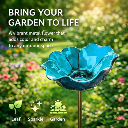 💖🎁 Mother's Day gifts for 2026 with 60% off 🎁Handcrafted metal garden stake featuring a flower and a bird 🐦 (Copy)