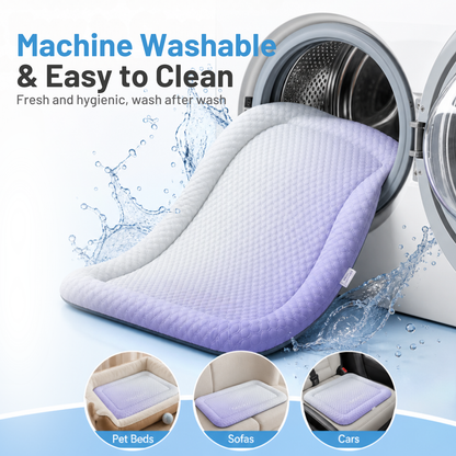 upsell-❄️Pet Cooling Mat for Dogs & Cats 🐾  Naturally Cool Ice-Silk Pad • Breathable, Washable & Soft